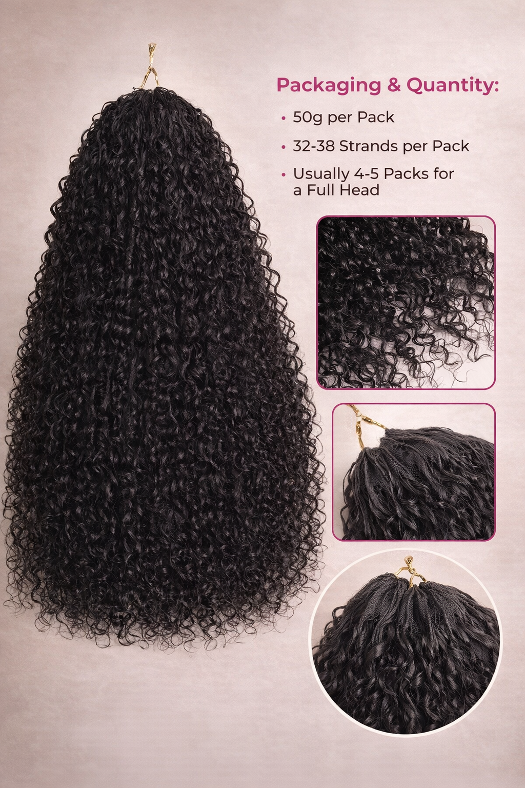 Miracle Knot Water Wave style élégant | WigNess