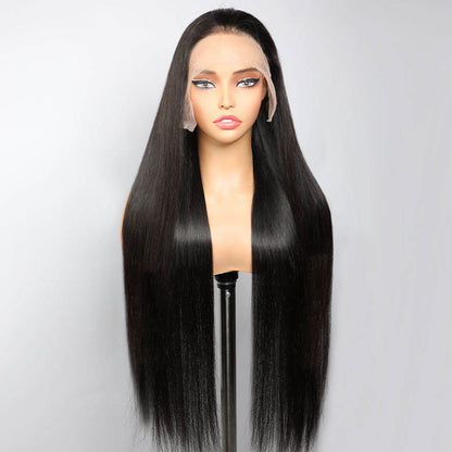 Lace Wig Straight modèle vue de profil | WigNess
